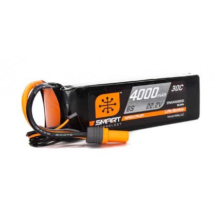 Batterie LiPo intelligente SPMX40006S30 4000 mAh 6S 22,2 V 30C ; IC5