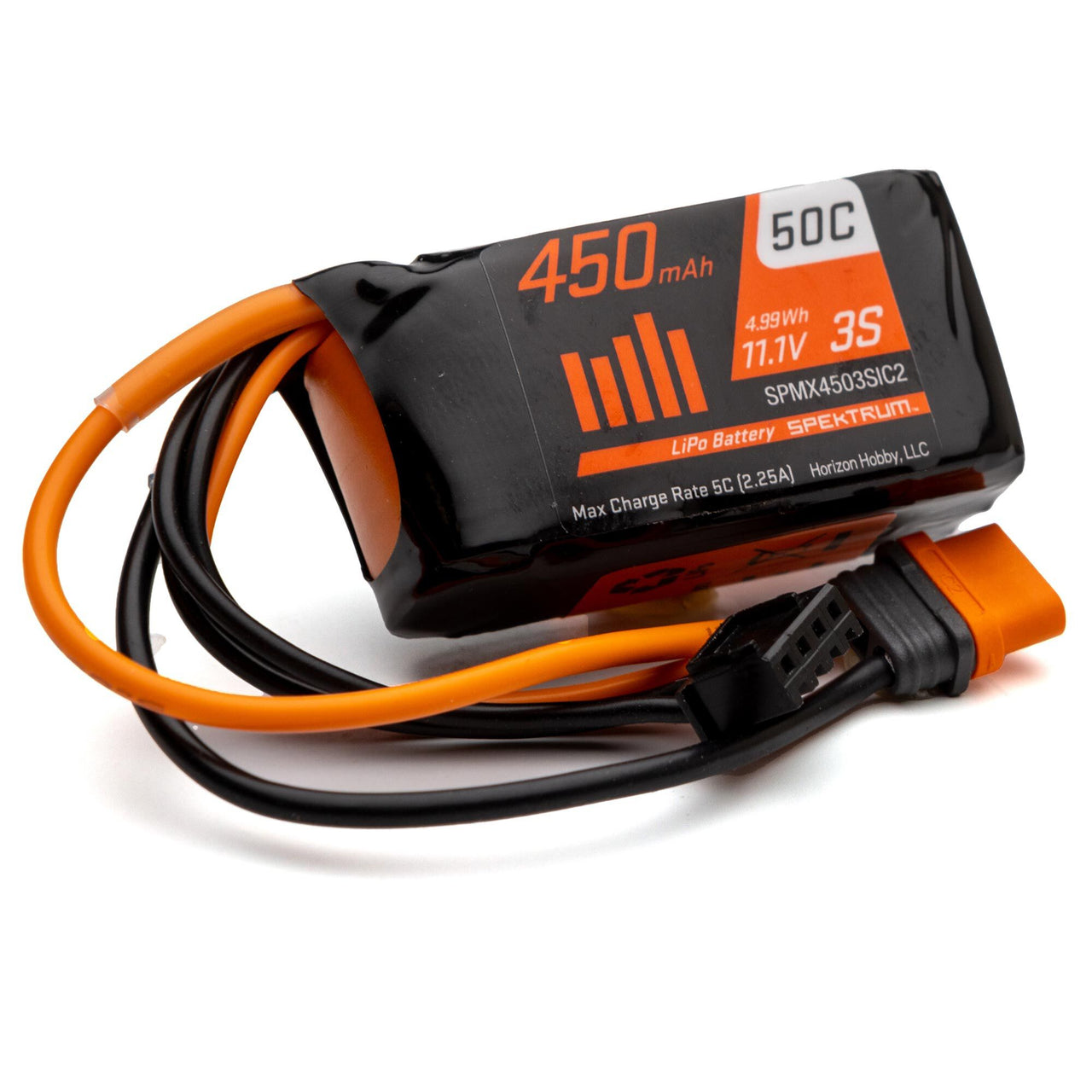 SPMX4503SIC2 11.1V 450mAh 3S 50C LiPo Battery: IC2