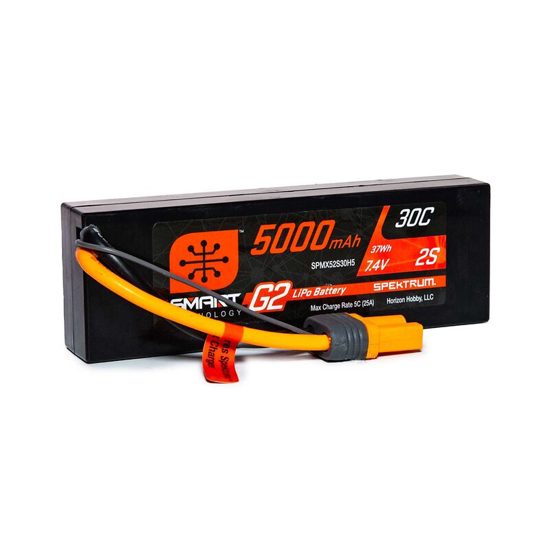 SPMX52S30H5 c7.4V 5000mAh 2S 30C Estuche rígido inteligente LiPo G2: IC5