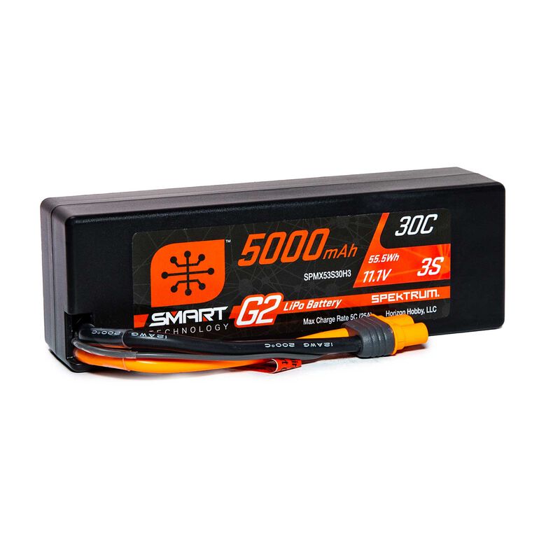 SPMX53S30H3 11.1V 5000mAh 3S 30C Estuche rígido inteligente LiPo G2: IC3 