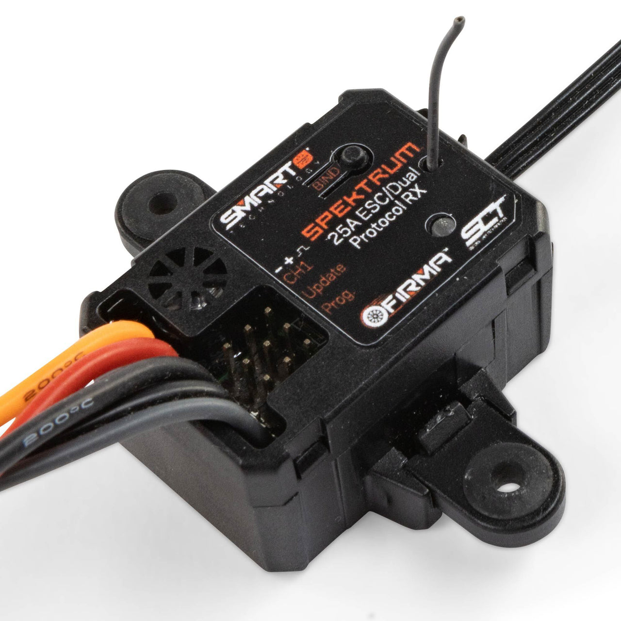 SPMXSER1025 Firma 25A 2-en-1 ESC intelligent brossé/RX double protocole 