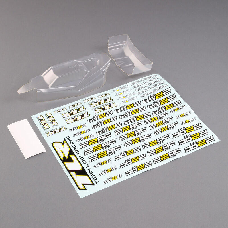 TLR230012 Lightweight Body & Wing, Clear: 22 5.0