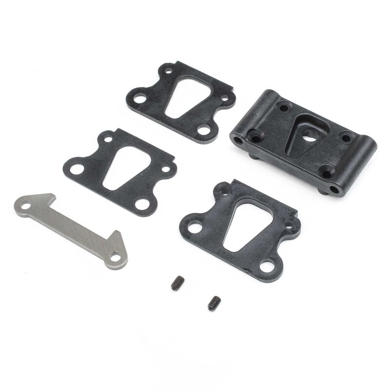 TLR234109 Front Pivot with Brace & Kick Shims: All 22