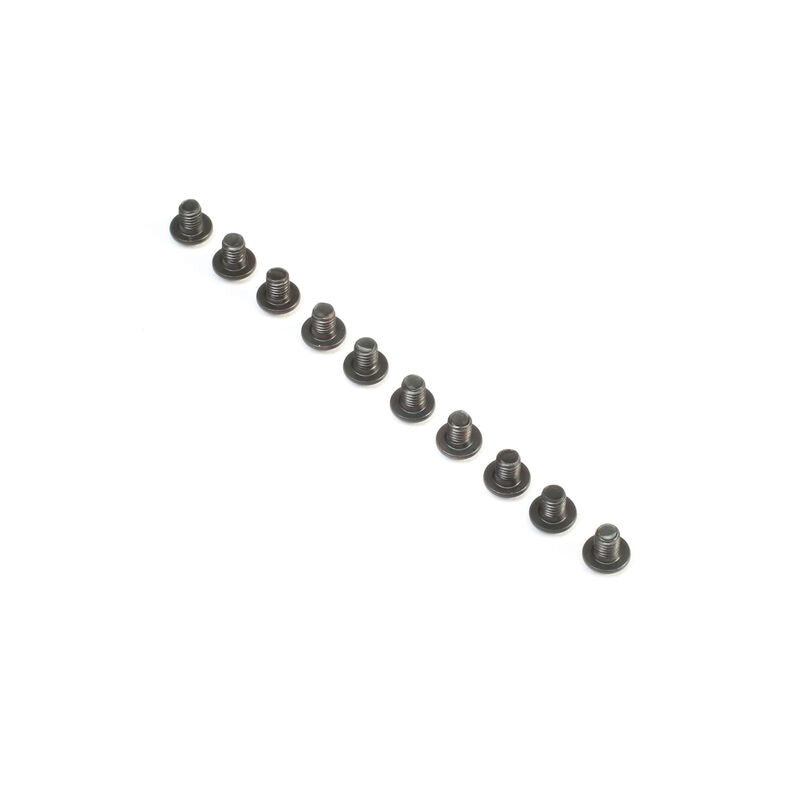 TLR235015 Tornillos de cabeza de botón, M3 x 4 mm (10)