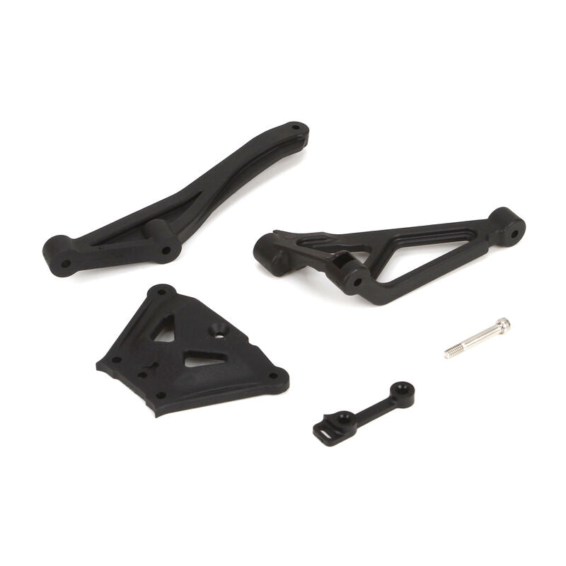TLR241003 Chassis Braces, Top Plate: 8e 3.0