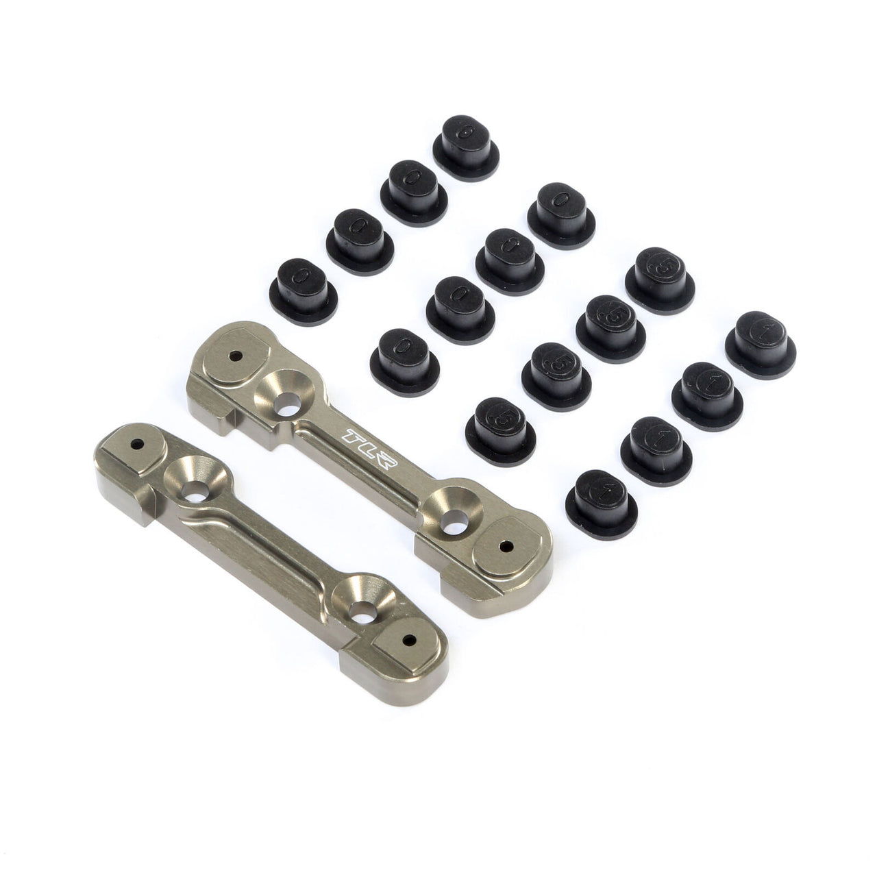 TLR244049 Adjustable Front Hinge Pin Brace with Inserts: 8X, 8XE