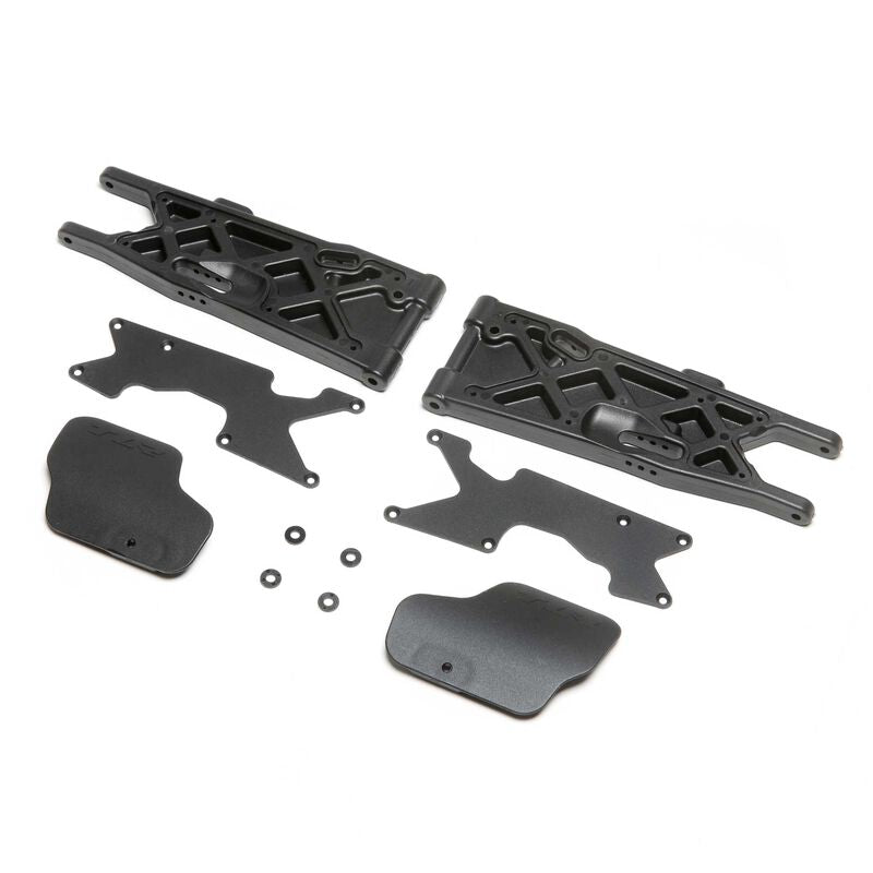 TLR244070 Rear Arms Mud Guards Inserts (2): 8XT