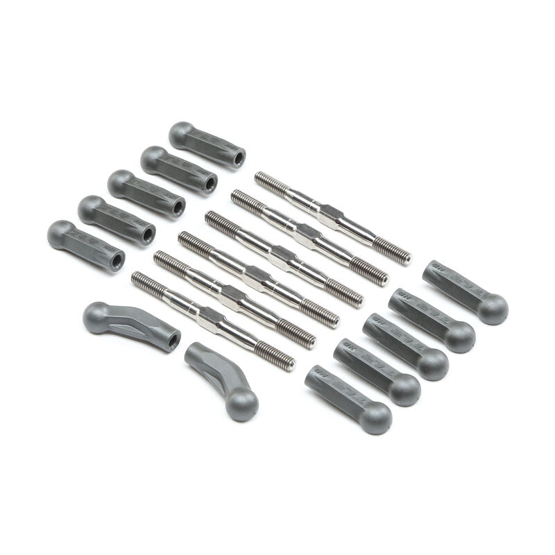 TLR334052 HD Turnbuckle Kit, Titanium: 22 5.0