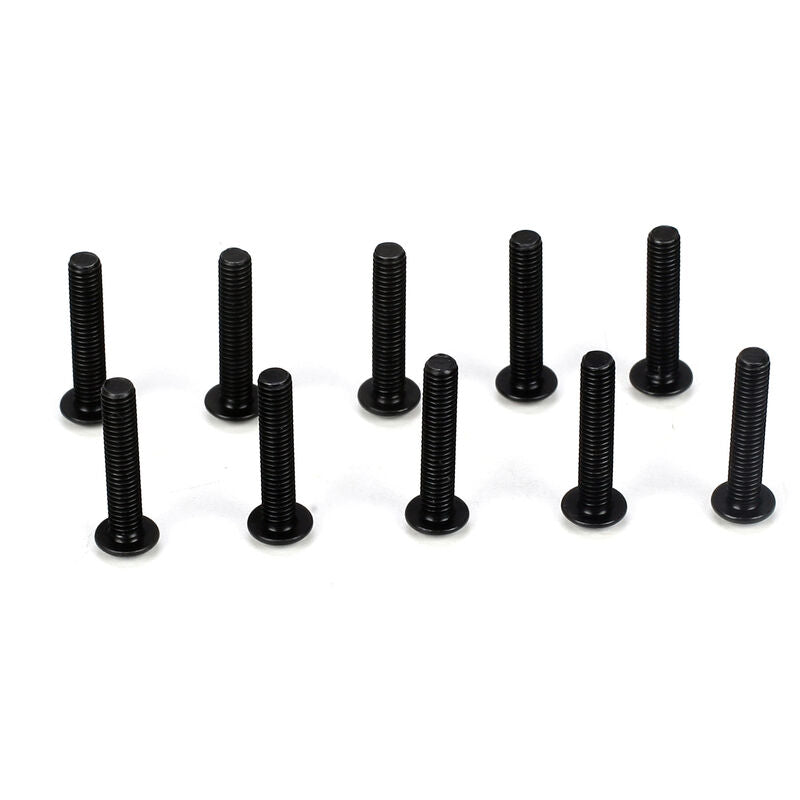 TLR5909 Button Head Screws, M3 x 16mm (10)