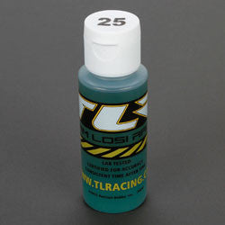 Silicone Shock Oil, 25wt, 2 oz TLR74004