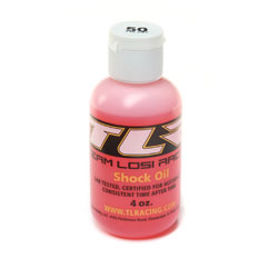 TLR74027 Huile de choc en silicone, 50 poids, 4 oz