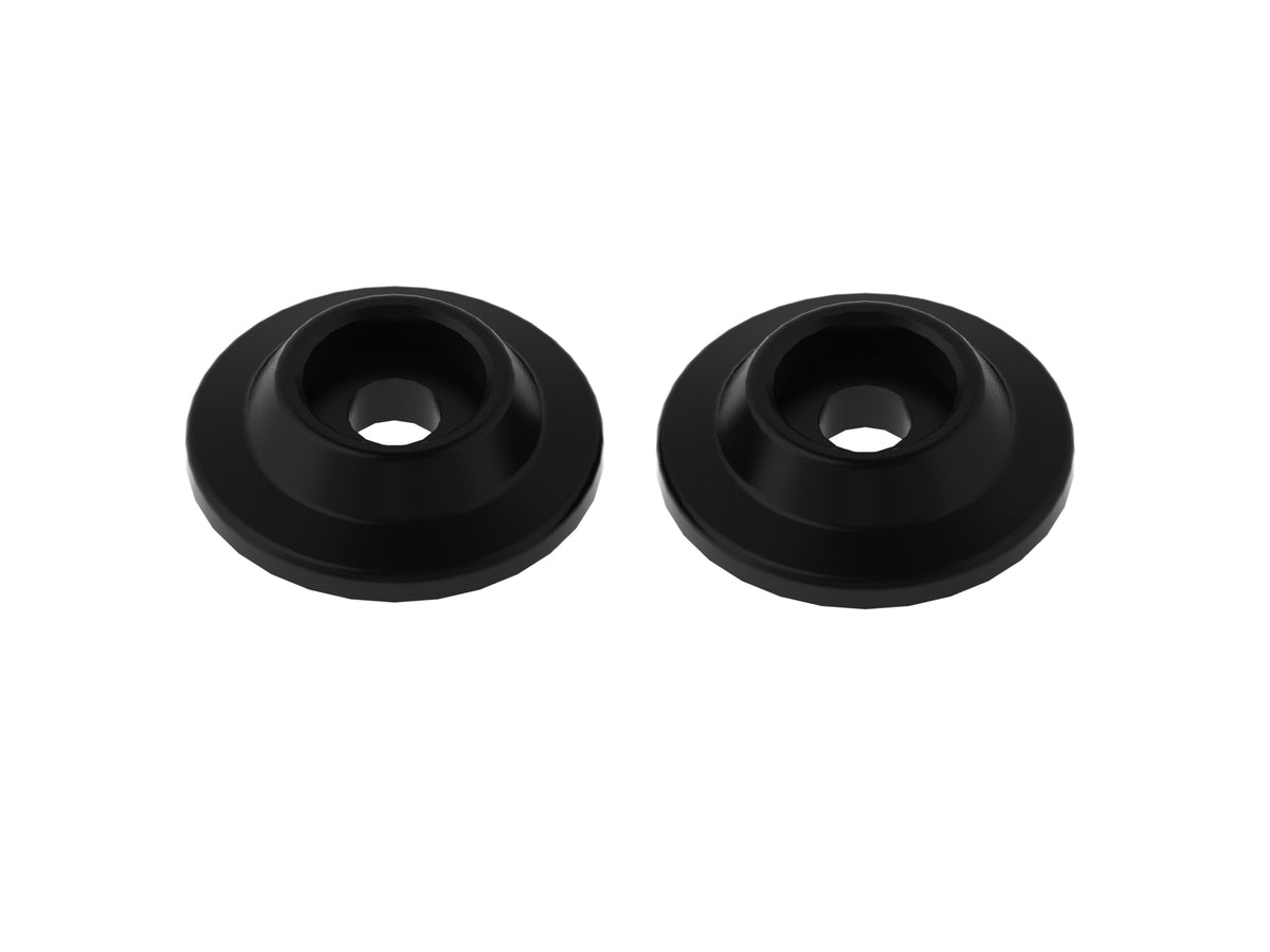 AR320216 BOUTONS À AILES EN ALUMINIUM CNC (NOIR) (2PCS) ARAC9691