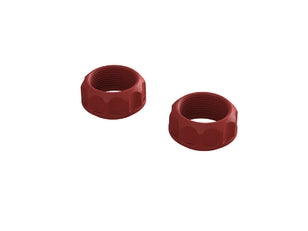 ARA330690 Threaded Shock Collar Red (2)