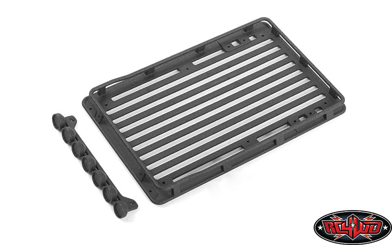 VVV-C1043 MICRO SERIES ROOF RACK W/ LIGHT SET FOR AXIAL SCX24 1/24 JEEP WRANGLER RTR