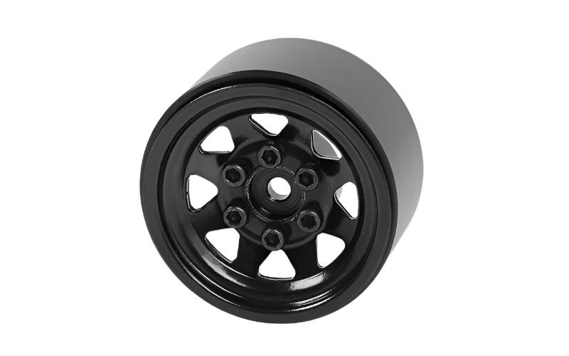 Z-W0229 STAMPED STEEL 1.0" STOCK BEADLOCK WHEELS (BLACK)