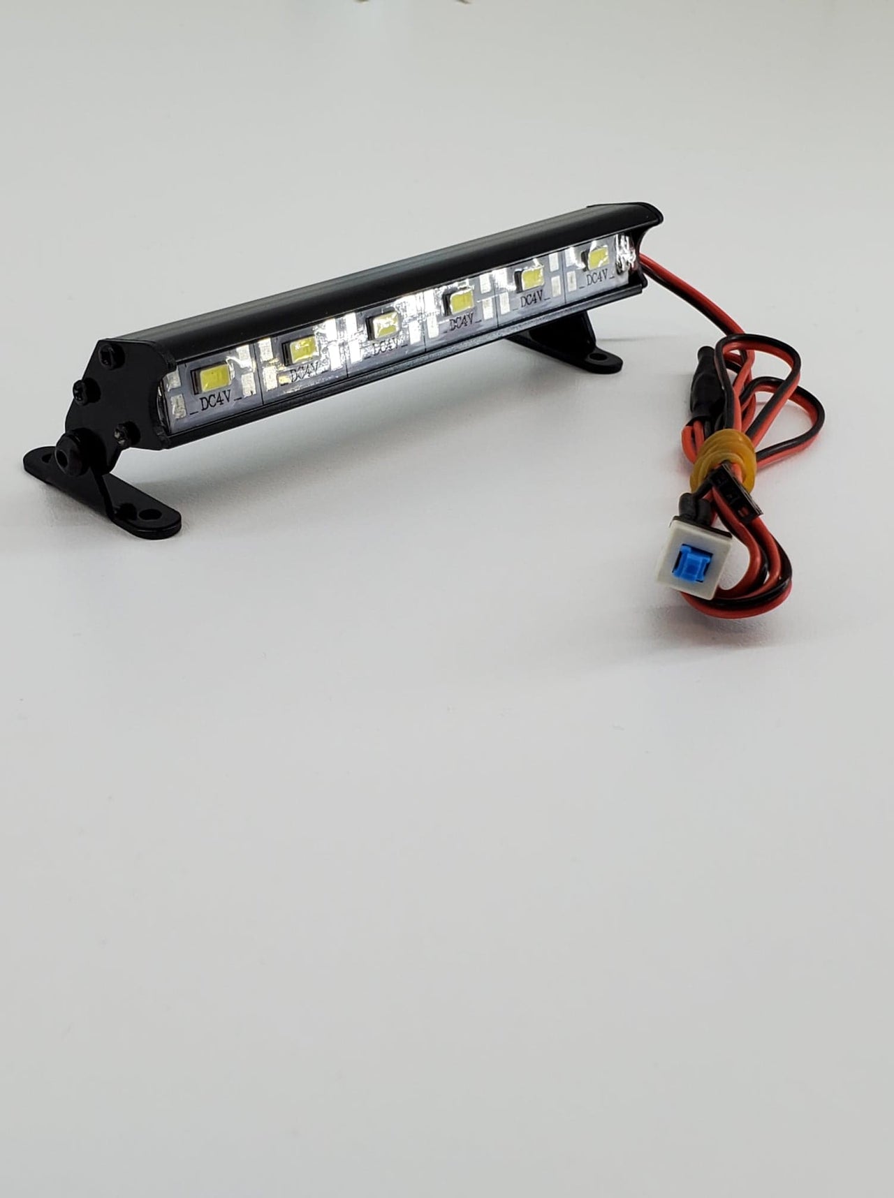 ZH-L-051-6 1/10 Barre lumineuse en aluminium 6 LED Noir