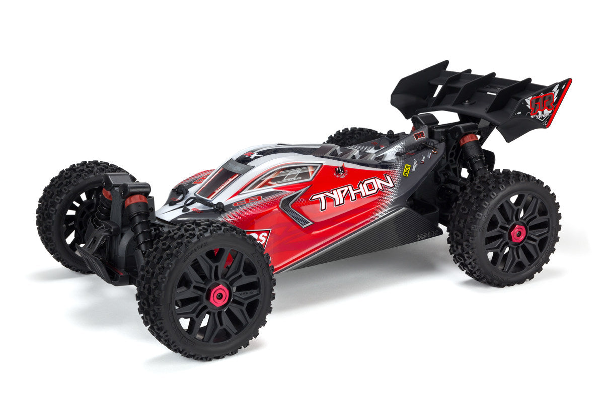 AR402274 TYPHON 4X4 BLX PAINTED DECALED TRIMMED BODY (RED)