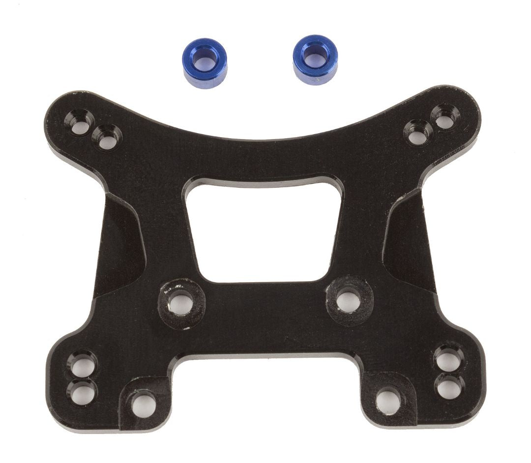 21559 Team Associated FT 1/14 Front Shock Tower, black aluminum