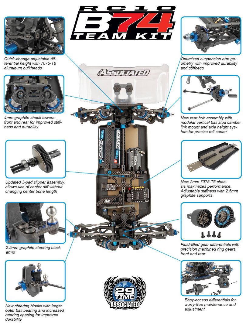 ASC90026 Team Associated RC10 B74