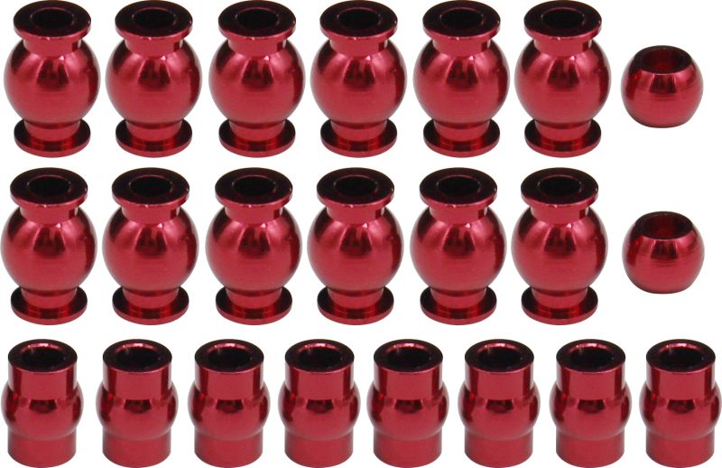 ATF160B02 Juego completo de bolas de pivote de aluminio de 22 piezas Arrma 1/10 4x4