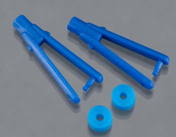 975-BL Long Arm Micro Clevis .062 Blue (2)