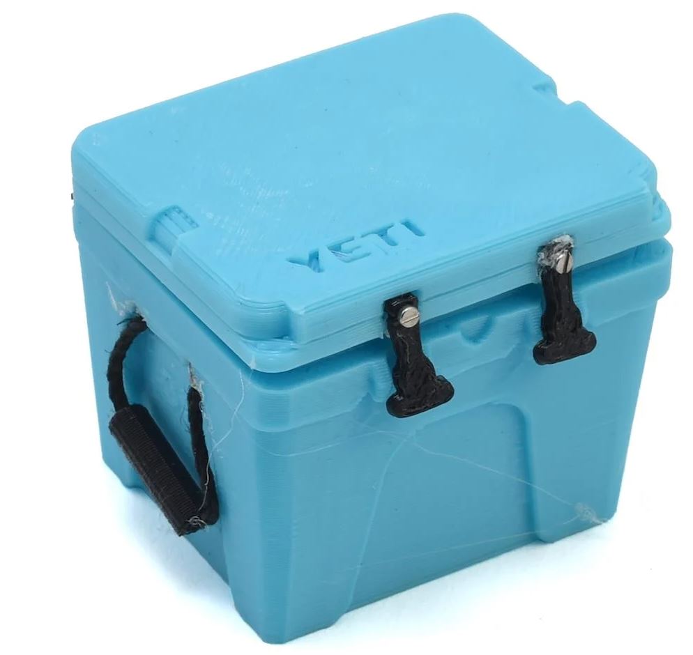 ERC10-9024-BL Cooler Yeti 35 Gal Bleu miniatures à l'échelle 1/10