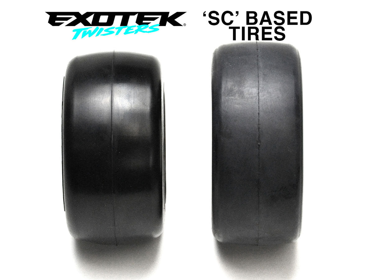 EXO2090 Ensemble de pneus et de roues Twister Pro Drag