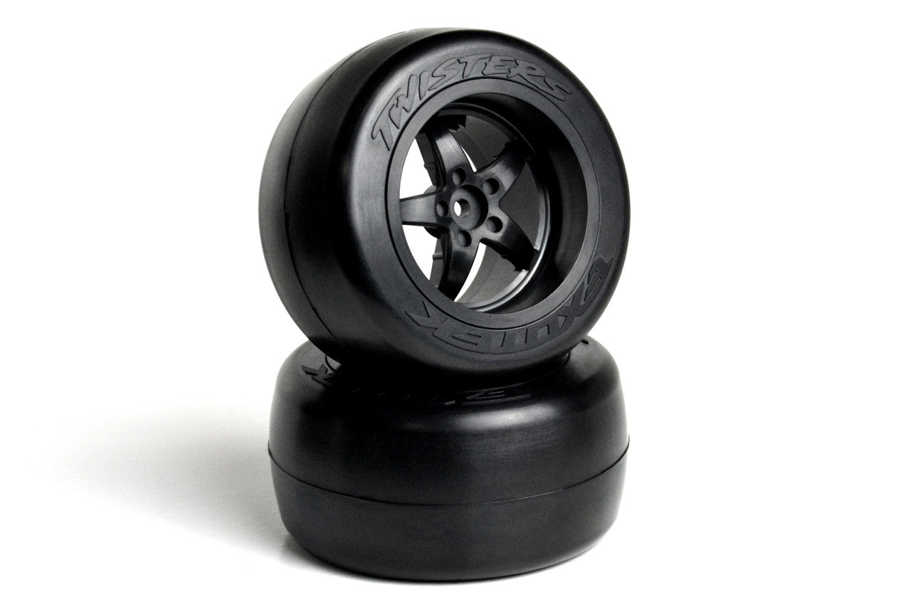 EXO2103 Neumáticos/ruedas Twister Pro Drag con inserciones de espuma, 1 par, montados