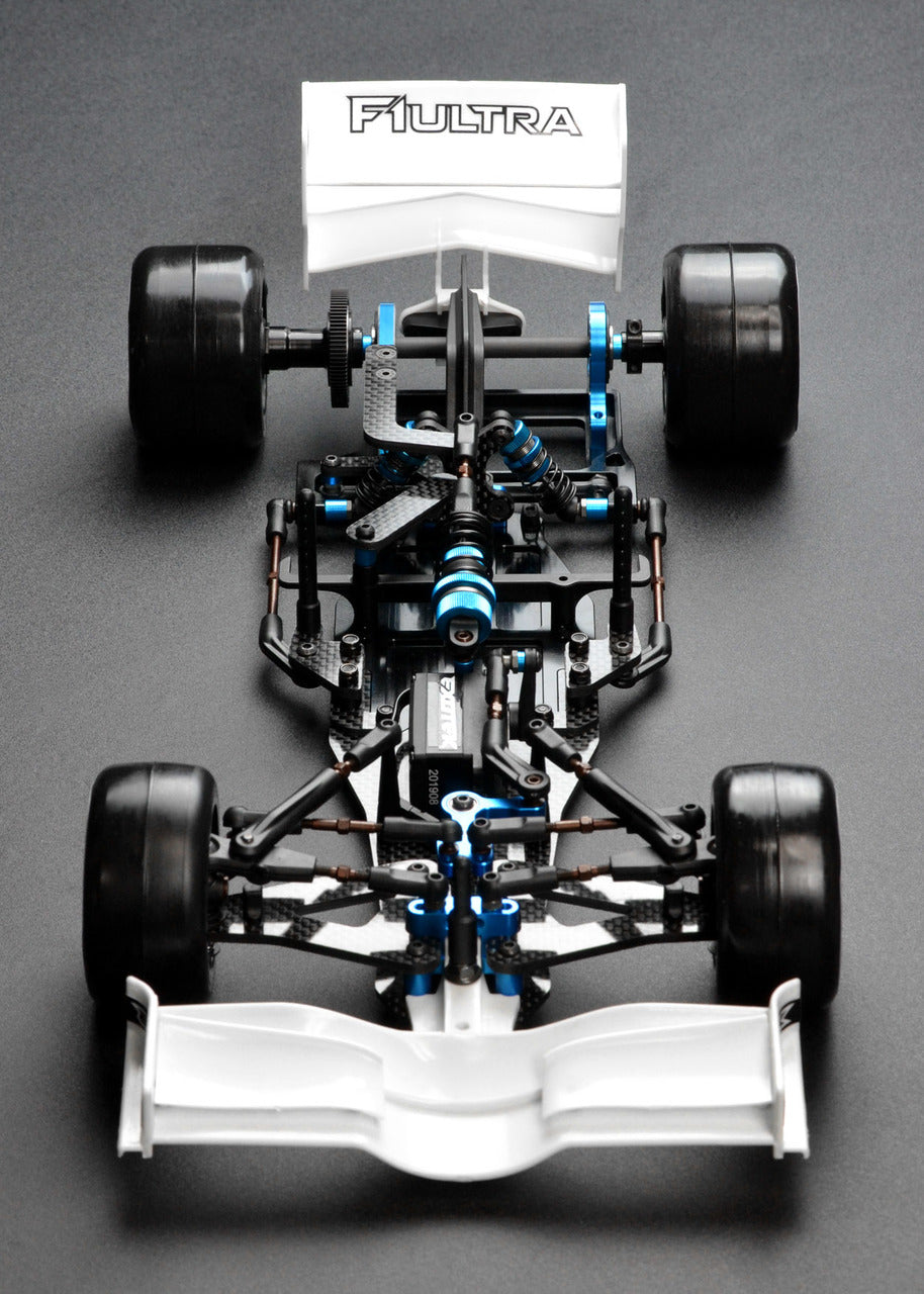 EXOF1R4 F1 Ultra 1/10 Kit de carrera profesional con chasis de fórmula