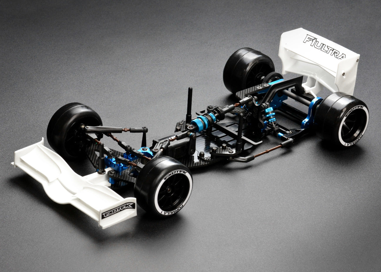 EXOF1R4 F1 Ultra 1/10 Kit de carrera profesional con chasis de fórmula