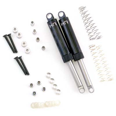 TD100T01 Black Internal Spring Air Shocks 100mm