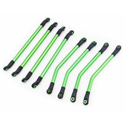 RCS8000P05 Aluminum Green 4-Link Set Wraith/Ridgecrest