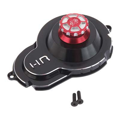 SCXT3201 Couvercle d'engrenage droit de transmission en aluminium SCX10 II 