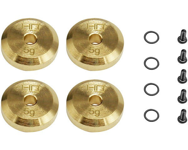 SXTF2604H +4mm Steel Axles Brass Weight, for SCX24