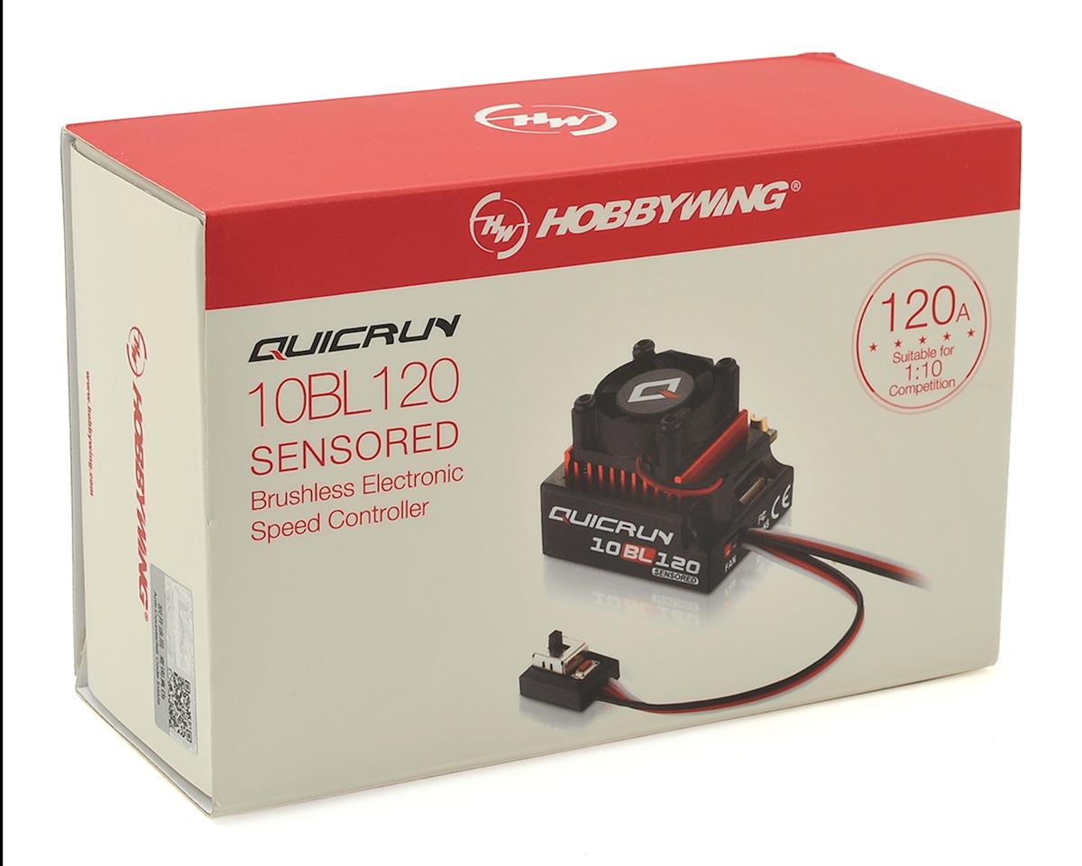 30125000 Hobbywing  QUICRUN 10BL120 ESC (1/10th scale 120A sensored Brushless ESC)