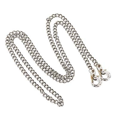C26493SILVER 1/10 Metal Drag Chain w/Tow Hooks Off-Road