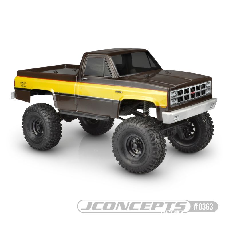 0363 1982 Carrosserie GMC K10 transparente (convient à - Traxxas TRX4, Axial, 12,3")