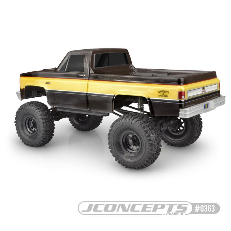 0363 1982 Carrosserie GMC K10 transparente (convient à - Traxxas TRX4, Axial, 12,3")