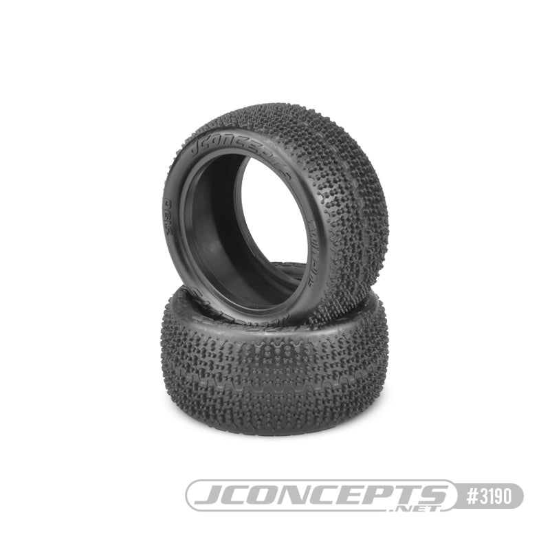 3190010 Pneus arrière pour buggy Twin Pins 1/10, composé rose