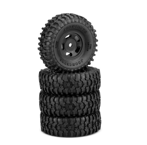 Tusk 1.0" Tires, Gold Compound, Pre-Mounted, Black 3431B Glide 5 Wheel