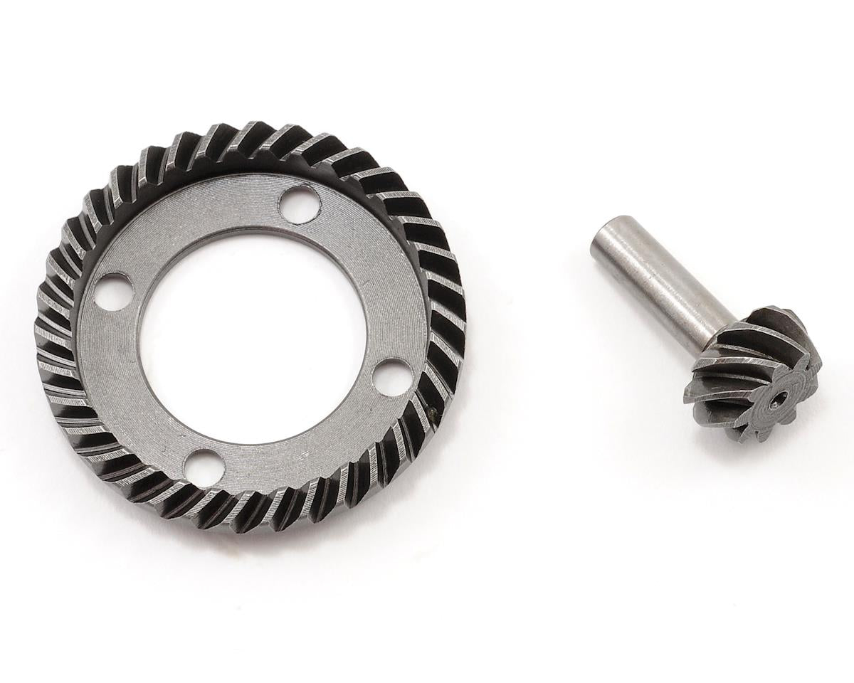 LOSB3571 Fr Ring & Pinion Gear Set: 10-T