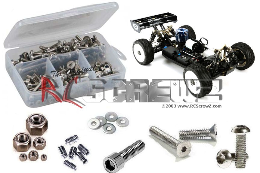 los069 Kit de tornillos inoxidable Losi 8ight 3.0 Nitro (TLR04000)