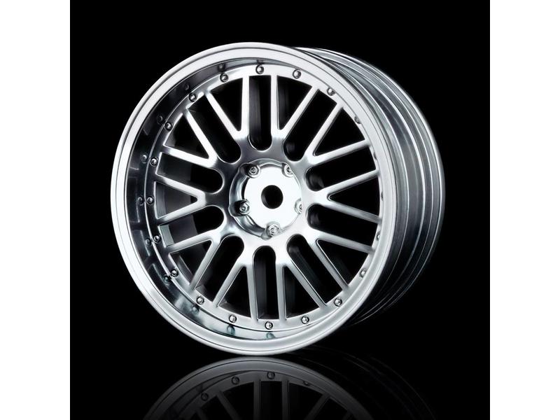 832011FS Flat Silver 10 spokes 2 ribs wheel offset 5 (4)