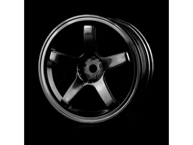 832006BK Black 5 spokes wheel offset 11 (4)