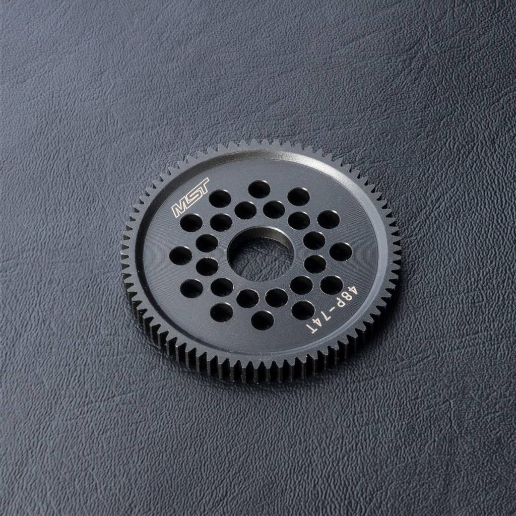 848074BK MST Machined Spur Gear 48P / Size: 74T