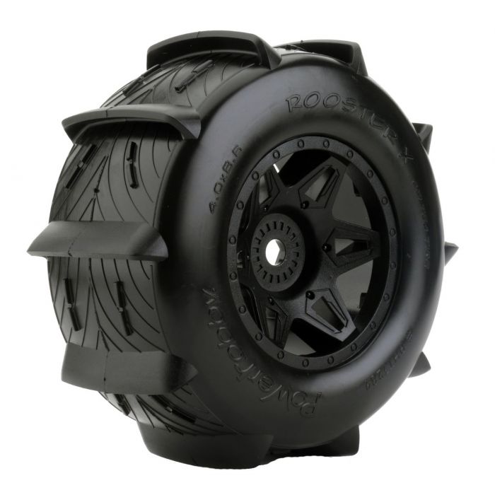Neumáticos Rooster X con paleta para arena/nieve, compatible con 1/5 Traxxas X-Maxx PHBPHT3289