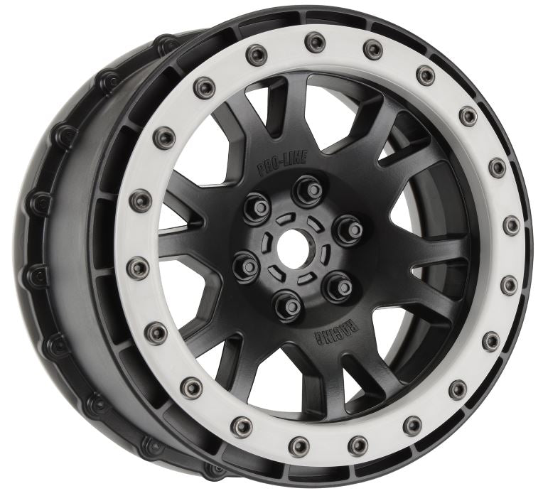 PRO276303 Impulse Pro-Loc Black Wheels with Stone Gray Rings for X-MAXX