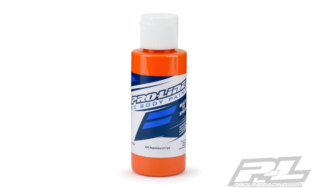 PRO632503 Pro-Line RC Body Paint - Orange Specially Formulated for Polyca