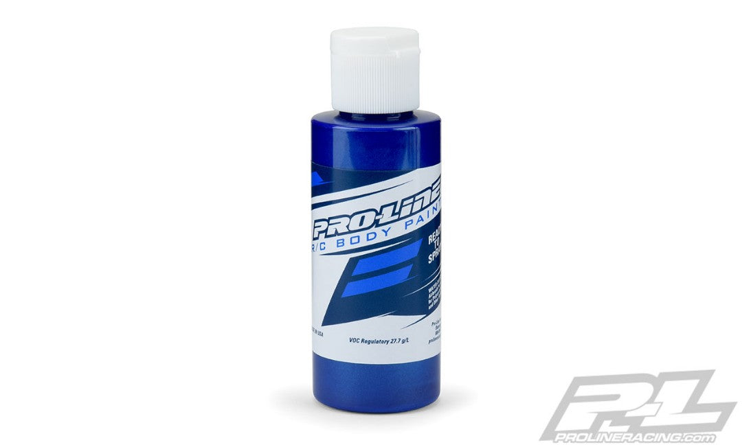 PRO632700 Peinture pour carrosserie Pro-Line RC - Bleu nacré spécialement formulée pour Po