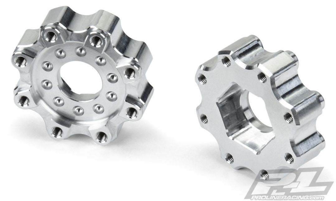 PRO635600 Adaptadores hexagonales de aluminio con compensación cero de 8x32 a 17 mm para ruedas Pro-Line 8x32 de 3,8" Productos relacionados